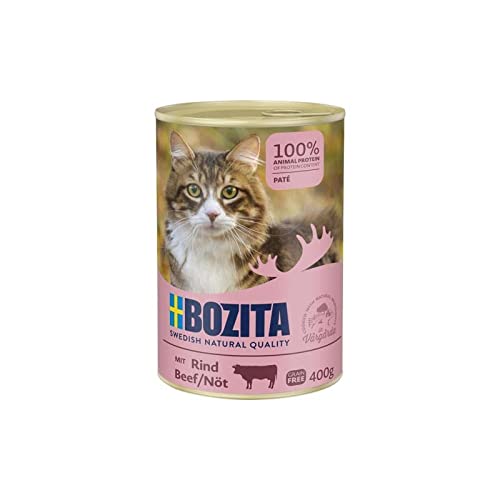 Bozita Cat Rind 6X 400g Nassfutter für Katzen