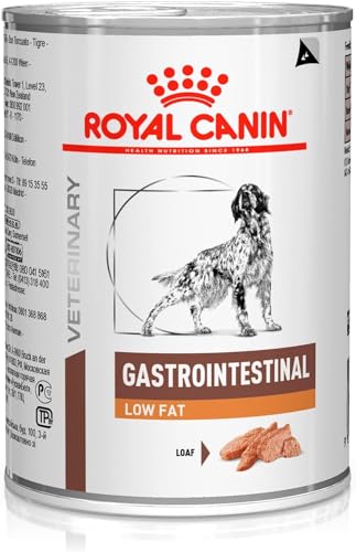 Royal Canin Veterinary Gastrointestinal Low Fat Mousse 12 x 420 g Diät-Alleinfuttermittel für ausgewachsene Hunde Zur Unterstützung der Verdauung und bei Übergewicht