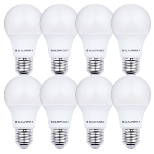 Blaupunkt LED Leuchtmittel Klassisch A60 Lampe E27 Sockel 12W Ersatz für 100W Glühlampen Neutralweiß 4000K natürliches Tageslicht nicht dimmbar 1260 lumen Glühbirnen 8 Stück 1er Pack