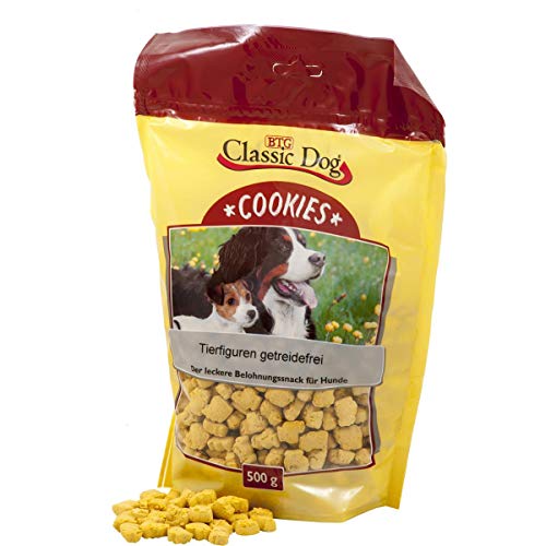 CLASSIC Dog Snack Cookies Tierfiguren getreidefrei 500g