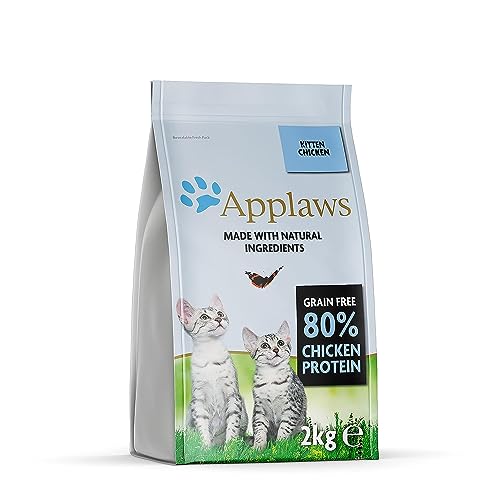 Applaws Kitten Trockenfutter komplett und getreidefrei für junge im Alter von 1 14 Monaten 1x 2kg Packung
