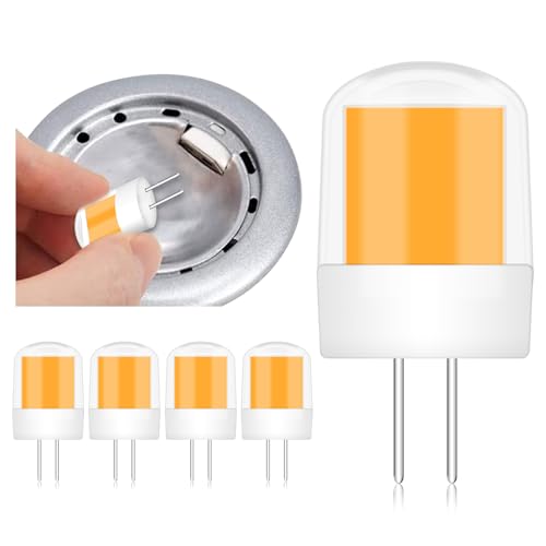 ZHENMING G4 LED Lampe Mini Kurz 220V-240V Nicht Niederspannung 12V 3W Ersetzt 30W 20W 10W Halogenlampen Warmweiß 3000K Nicht Dimmbar 5 Stück