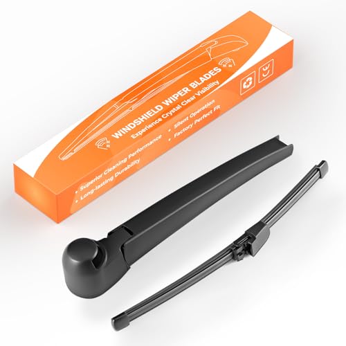 GEARMONSTER Heckscheibenwischer Wischerblatt und Wischerarm Hinten Heckwischerarm Wischblattsatz Scheibenwischer Wischer Set für VW PASSAT VARIANT 3C 2006-2014 Ersatz Heckwischerarm