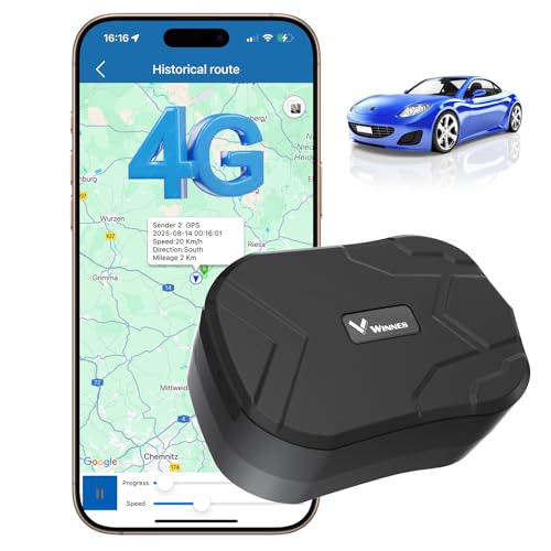 Winnes 20000mAh 240 TK905C Ortung Starker Magnet SMS Web Vibrationsalarme Geeignet für Einzelpersonen Flotten