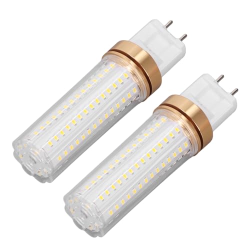 2 Stück 20W G12 LED Mais Glühbirne 2000 Lumen 360 Abstrahlwinkel SMD Chip für Decken- und Stehlampen Innen und Außen Garage Lager Fabrik