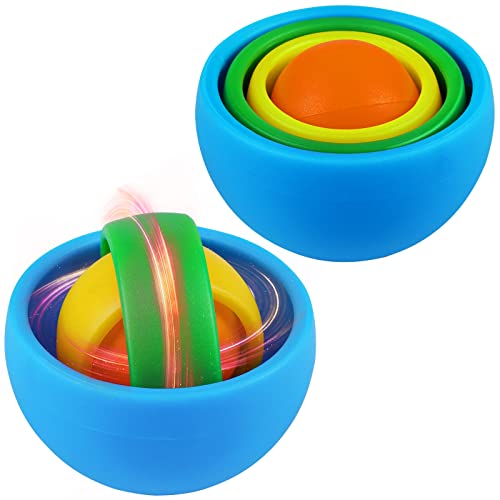 Dekompressionskreisel Ainiv Fidget Spinner 3D Spinner Toys 3D Spinner Rotating Cube Maze Ball Fidget Hand Spinner Sensory Toys Anxiety Relief and Stress Relief Fingertip Toy Games for Interactive