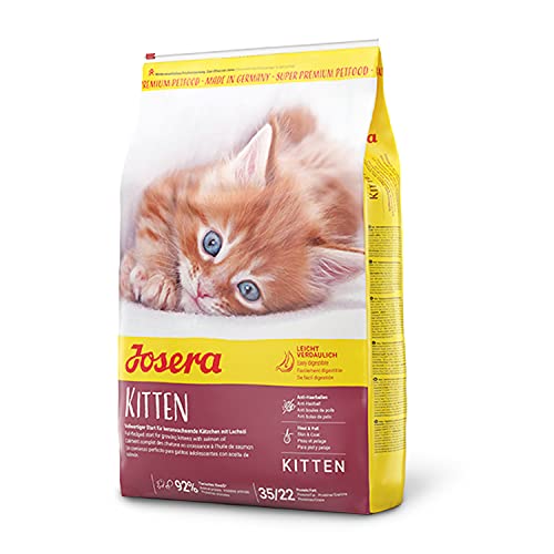 JOSERA Kitten 1x 2kg Katzenfutter eine optimale Entwicklung Super Premium Trockenfutter wachsende 1er Pack