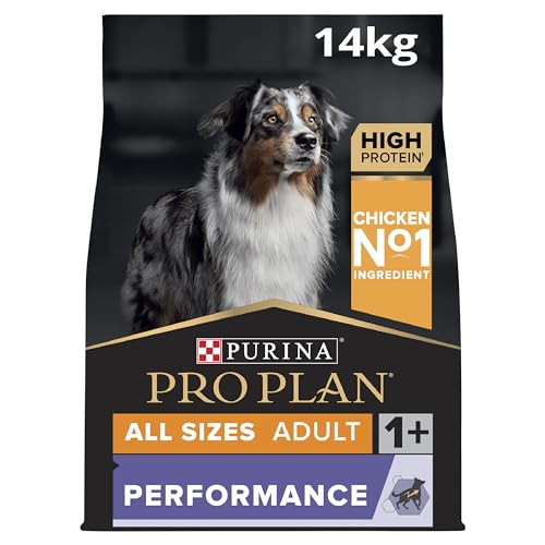 Pro Plan PURINA PRO PLAN All Size Adult Hund Performance Hundefutter trocken reich an Huhn 1er Pack 1 x 14 kg