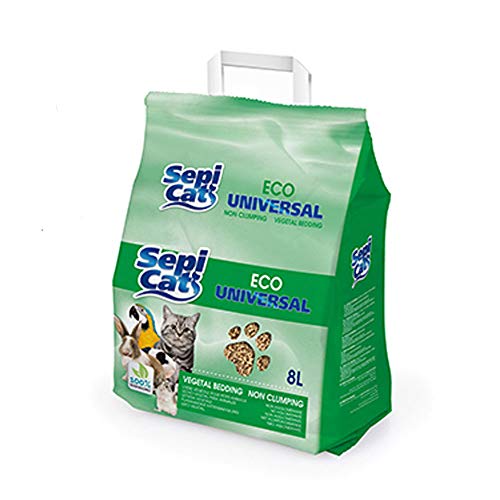 Global HolzspÃ¤ne fÃ¼r Katzen 8 Liter saugfÃ¤hig aus Sepicat Eco Universal fÃ¼r Katzentoilette