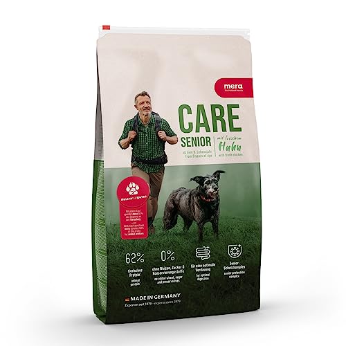 mera Care Senior Huhn Hundefutter für Senioren mit 83% tierischen Protein ohne Weizen 1kg