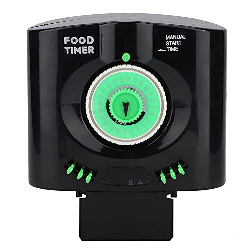 Yctze Automatischer Fischfutterautomat WT-180A mit Timer und Mehreren Installationsoptionen und Benutzerfreundlich