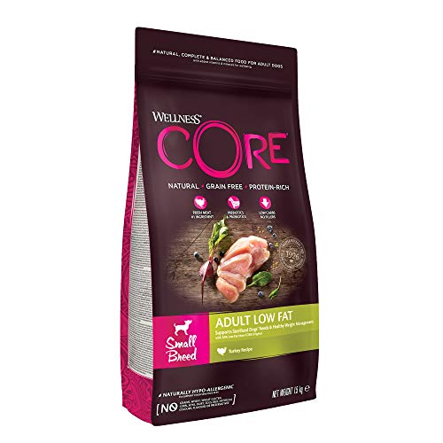 Wellness CORE Small Breed Adult Low Fat trocken kleiner getreidefrei hohem Fleischanteil Pute 1.5