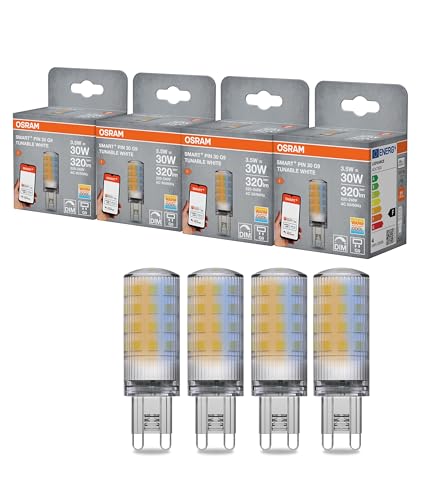 OSRAM SMART WiFi SPECIAL PIN CL 30 LED-Lampe mit Retrofit-Stecksockel G9 3 5W 320lm 2700K bis 6500K Weißlichtfunktion dimmbar lange Lebensdauer einfache Installation App-steuerbar