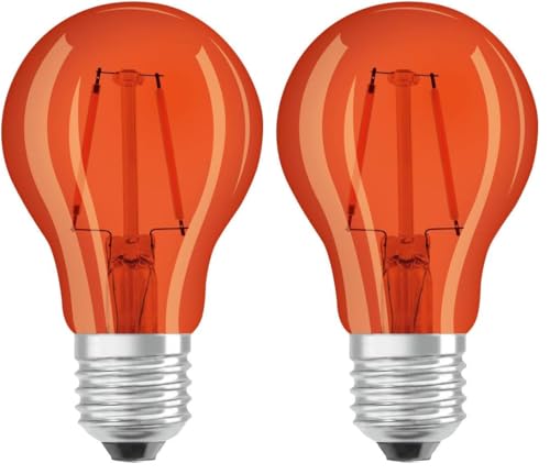 Osram Dekorative D cor Sockel Orange 1500 K 2 50 W Ersatz für 15 Wühbirne klar STAR DECO CLASSIC A Packung 2