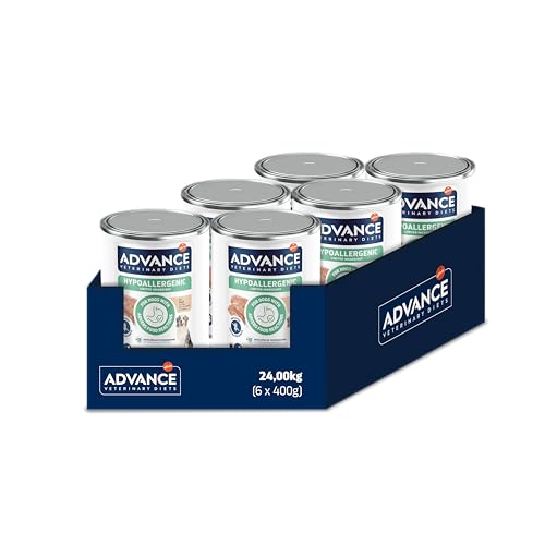 Advance Diets Nassfutter für Hunde hypoallergen mit Ente 6 Dosen x 400 g