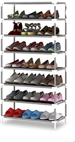 LIFOND Schuhregal Oxford Stoff Metall Schuhschrank mit Reißverschluss Mehrschichtiger Schuhschrank 128 30 60cm Schuhe Aufbewahrungsschrank 128 30 60cm