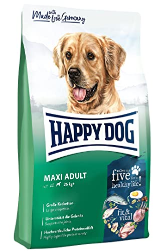 Happy 60761   Supreme fit vital Maxi Adult   Hunde Trockenfutter für große Hunde   14kg Inhalt