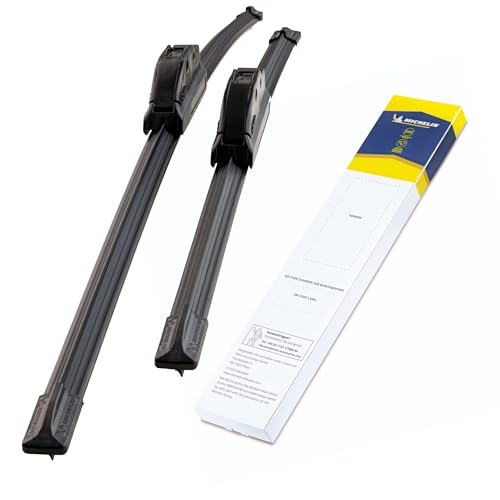 MICHELIN Perfect Fit 250 Scheibenwischer Set Front Fiat Doblo bis 2016 Mazda CX-3 ab 2015 550 450mm Scheibenwischer vorne Nachhaltige Verpackung