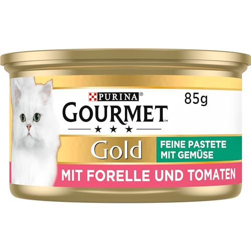  Gold Feine Pastete Gemüse Forelle und Tomaten 12er 12x