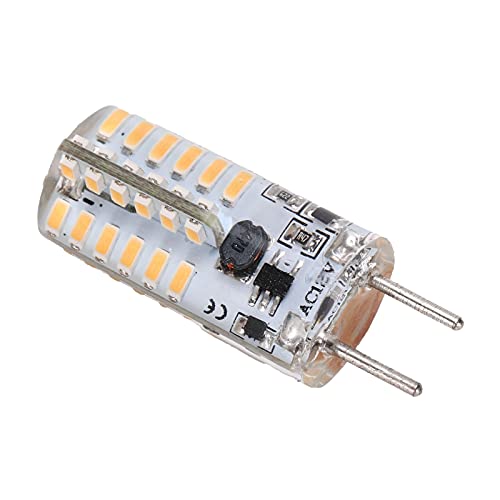 YWBL-WH Bi -Pin -Glühbirne GY6.35 Bipin Basis LED LED Glühbirne 300 LM 48LED Silikonbirne Energieeinsparung 360 Leucht Warm weiß