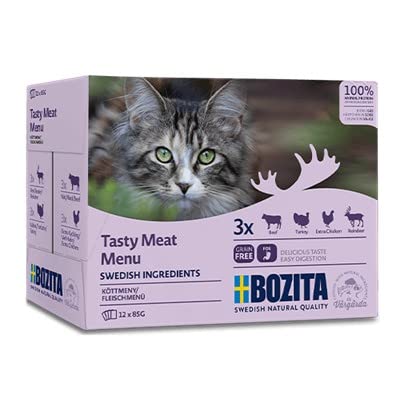 Bozita Katze Portionsbeutel Multibox Fleisch-Menü 12x85g demnächst verfügbar