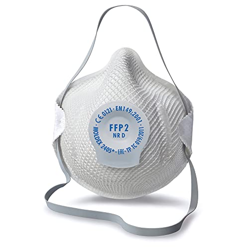 Moldex Atemschutzmaske FFP2 NR D mit Klimaventil Klassiker 2405 Pack of 20