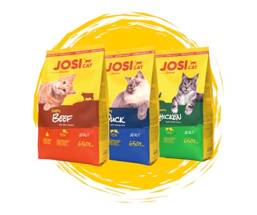 JosiCat Mixpaket 3x650g Trockenfutter Sparpaket Josera Katzenfutter