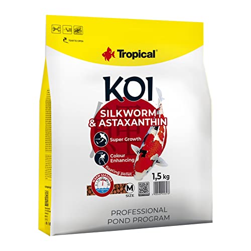 Koi Silkworm Astaxanthin Pellet M 5L