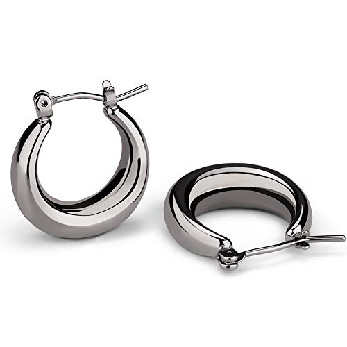 LILIE WHITE Damen in Schwarz Elegantes Design mit Kreisform Farbtreu Langlebig Geschenkidee für Geburtstag Jahrestag und besondere Anlässe