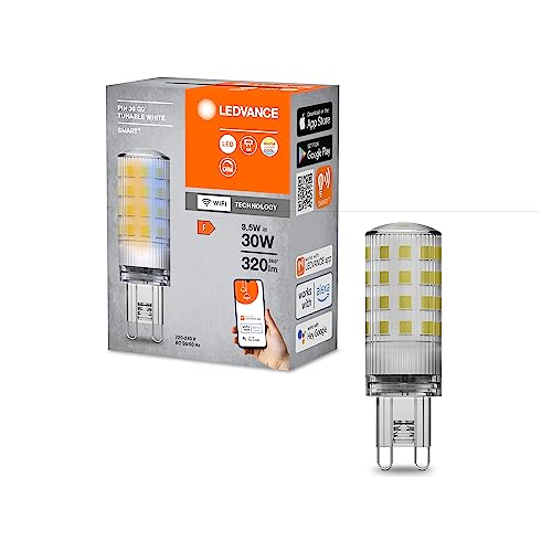 LEDVANCE SMART WiFi SPECIAL PIN CL 30 LED-Lampe mit Retrofit-Stecksockel G9 3 5W 320lm 2700K bis 6500K Weißlichtfunktion dimmbar lange Lebensdauer einfache Installation App-steuerbar