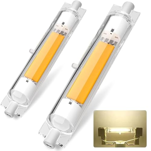 ACAATVE R7S LED 118mm Dimmbar 30W Lampen Ersatz für 300W Halogen Glühbirnen LED R7S 118mm Naturweiß 4000K 3000 LM 360 Abstrahlwinkel Kein Flackern für Deckenfluter Stehlampe Wandleuchte 2er Pack