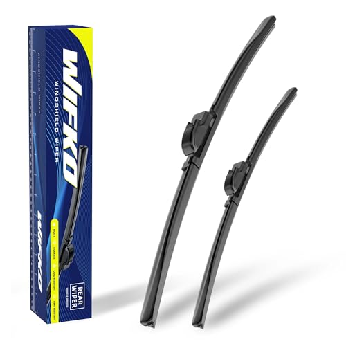 Wifko Scheibenwischer Kompatibel für Fiat 500 500C 2007-2025 Passt nicht für 500e 500L Scheibenwischer Vorne Set Frontscheibenwischer Autoscheibenwischer Set für Frontscheibe