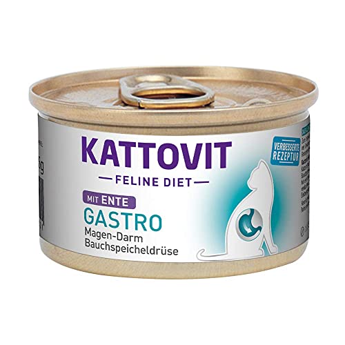 Kattovit Feline Diet Gastro Ente 85 g - 12 stück