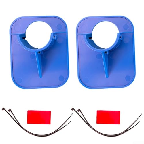 Pool-Schlauchhalter für Schläuche mit 26 38 mm Durchmesser ABS-Kunststoff-Rohrhalterungen kompatibel mit und den meisten oberirdischen Pos 2 Stück Blau 2 Stück