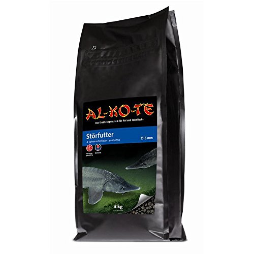 AL-KO-TE Störfutter 6mm 3kg Futter für Störe als Teichfutter