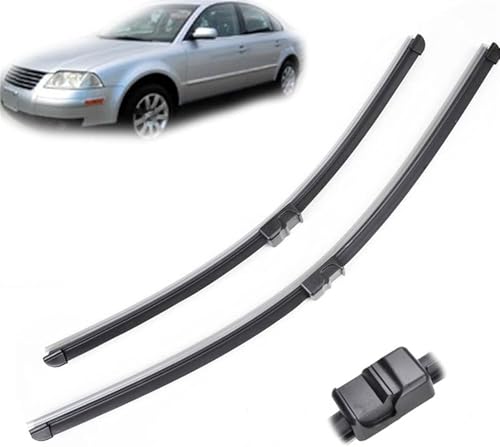 ZHAOWLI Scheibenwischer Set für VW Passat B5.5 2002 2003 2004 2005 Auto Scheibenwischerblatt Ersatz-Scheibenwischer für Frontscheibe Ersatzwischblätter