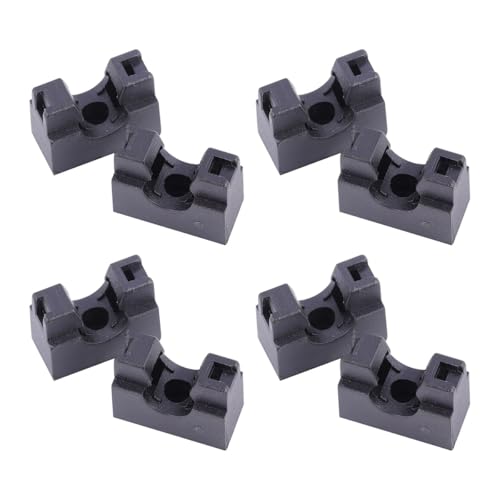 SEWOART 10 Stück Schlauchhalter aus Robustem Kunststoff U Förmige Rohrhalterung für Gartenschläuche Ad10 Bis 545mm Schlauchbefestigung ohne Abdeckung Wetterfest und Langlebig für Garten