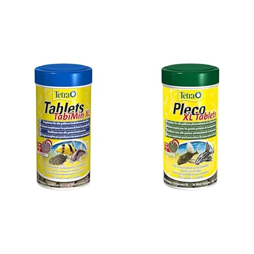 Tetra TabiMin XL Tablett Fischfutter für Bodenfische mit größerem unterständigem Maul 133 Tabletten