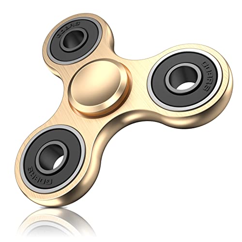 Coolden EDC Metall Toy Edelstahl Lager 2 5 Min Hochgeschwindigkeit ADHD Angst Tri Toys für Gold