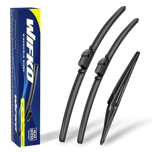 Wifko Kompatibel für Mercedes Benz GLK Klasse X204 06.2008 01.2014 Wischerblätter Vorne Hinten Frontscheibenwischer heckscheibenwischer Frontscheibe Heckwischer