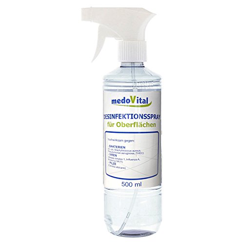 MedoVital Desinfektionsspray für Oberflächen Flächendesinfektion-Spray 500 ml
