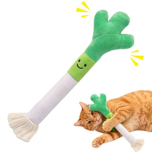 YAAYEELE Katzenspielzeug mit Katzenminze interaktives Katzenspielzeug Plüsch-Spielzeug für Katzen Katzen Spielzeug interaktiv und zum Selbstspielen für Kätzchen im Haus Plüsch katzenspielzeug