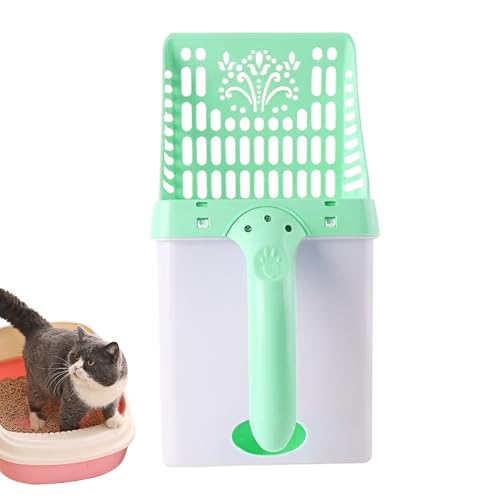 Katzentoiletten-Schaufel Mit Halterung Portable Große Kapazität Katzentoiletten Schaufel Vielseitige Haustierzubehör Für Kleintiere Kätzchen Hund Wohnung Haus