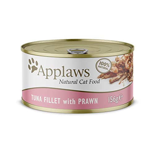 Applaws Katze Futter Thunfisch Filet Garnele 24x156g