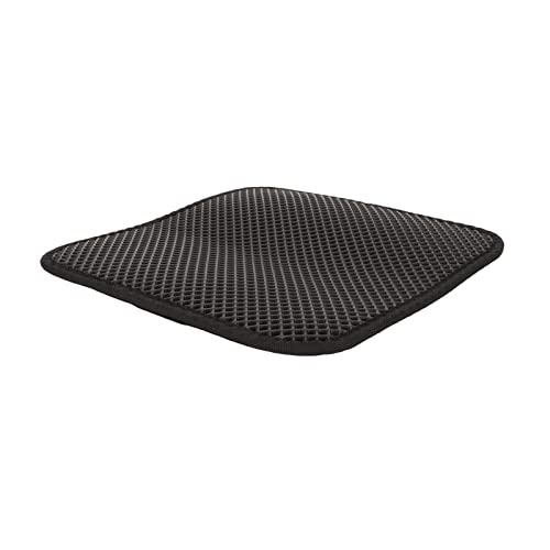 Katzenstrauspad Schlupfboden Doppelte Schicht Eva Littmatte für Kätzchen 50 X 40 Cm Schwarzer Katzenstreu Padcat Wurf Matcat Laute Padcat Wurf Trapper Matte Katzentruss Padcat Wurf Kastenkissen