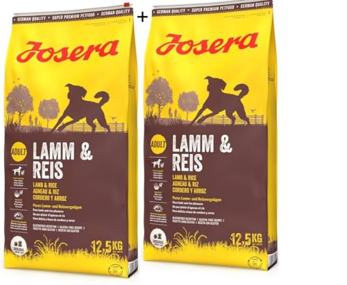 Josera Lamm Reis 2 x12 5kg Sparpaket Trockenfutter für Hunde