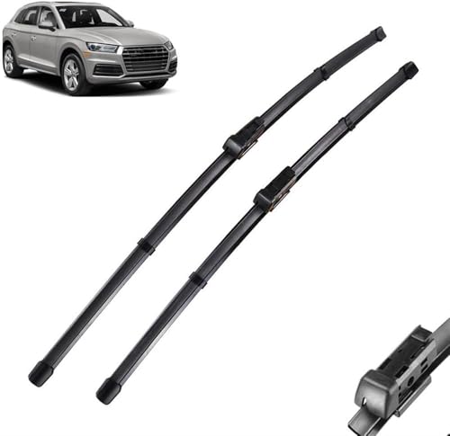 Scheibenwischer für Audi Q5 2018-2023 Front - Originalgröße - Leise Kratzfrei - Einfache Montage - 2er Set