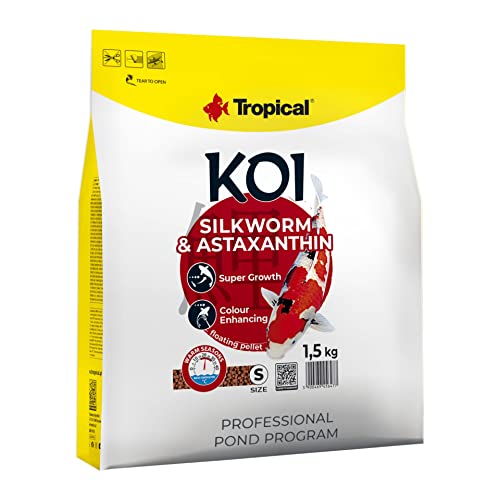 Koi Silkworm Astaxanthin Pellet S 5L