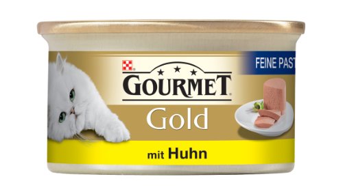 Gourmet Gold Feine Pastete mit Huhn85g Katzenfutter 24er Pack von Purina