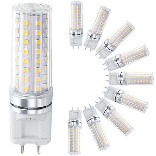 TPMAFF 10 Stück Lichtquelle 15 ühbirne 2235 Lumen Corn Bulb Bi Pin Sockel 150 Äquivalent 85 277 V Wechselstrom